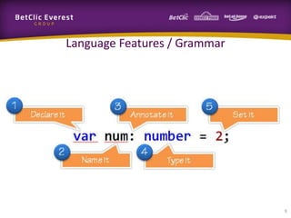 Language Features / Grammar

9

 
