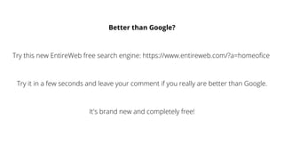 Beter than google | PDF