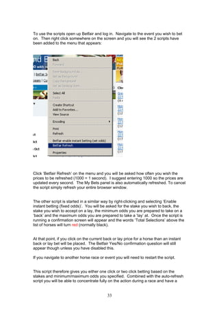 Betfair triple system | PDF