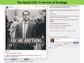 The Social CEO: In Service of Strategy

 