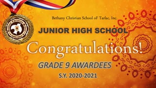 Bethany Christian School oF Tarlac, Inc.
 