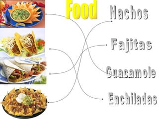 Nachos Fajitas Enchiladas Guacamole Food 