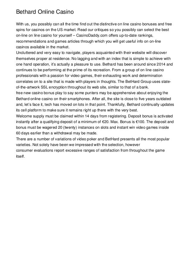 Bethard casino bonus codes Bethard casino bonus codes