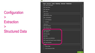 Configuration
>
Extraction
>
Structured Data
 