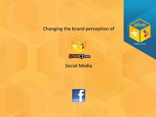 Changing the brand perception of

on
Social Media

 