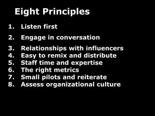 8 Principles for Using Social Media Effectively