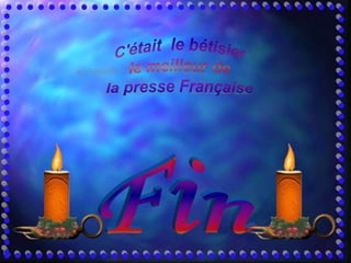 Betisier de la presse