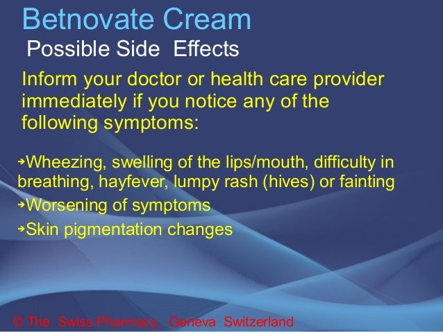 Betnovate N Cream Side Effects In Urdu
