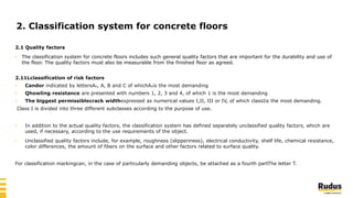 Concrete Surface Classification COMMON - CONCRETE - FLOORS - DESIGNS.pptx