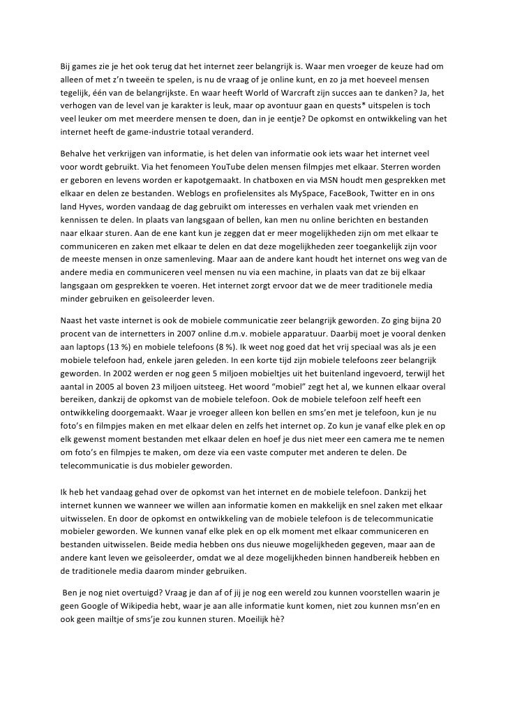 Betoog Voorbeeld