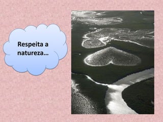 Respeita a
natureza…
 