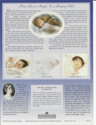 Betsy Pease Gutman Licensed Collectible Porcelain Doll