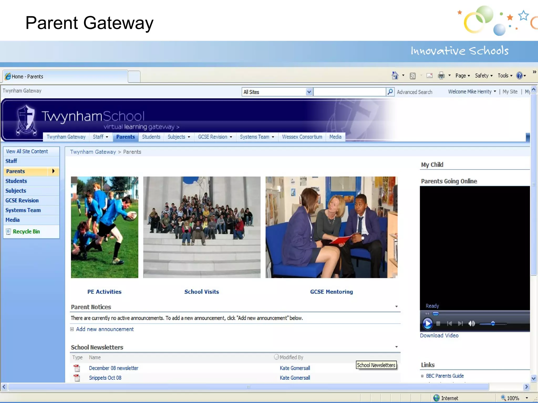 Parent Gateway 