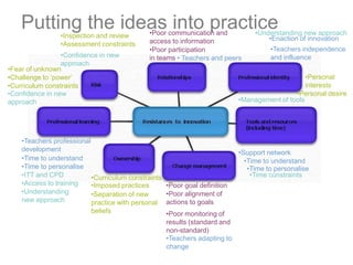 Poor alignment of actions to goals