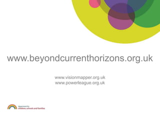 www.beyondcurrenthorizons.org.ukwww.visionmapper.org.ukwww.powerleague.org.uk