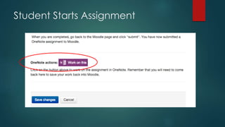Student Starts Assignment
 