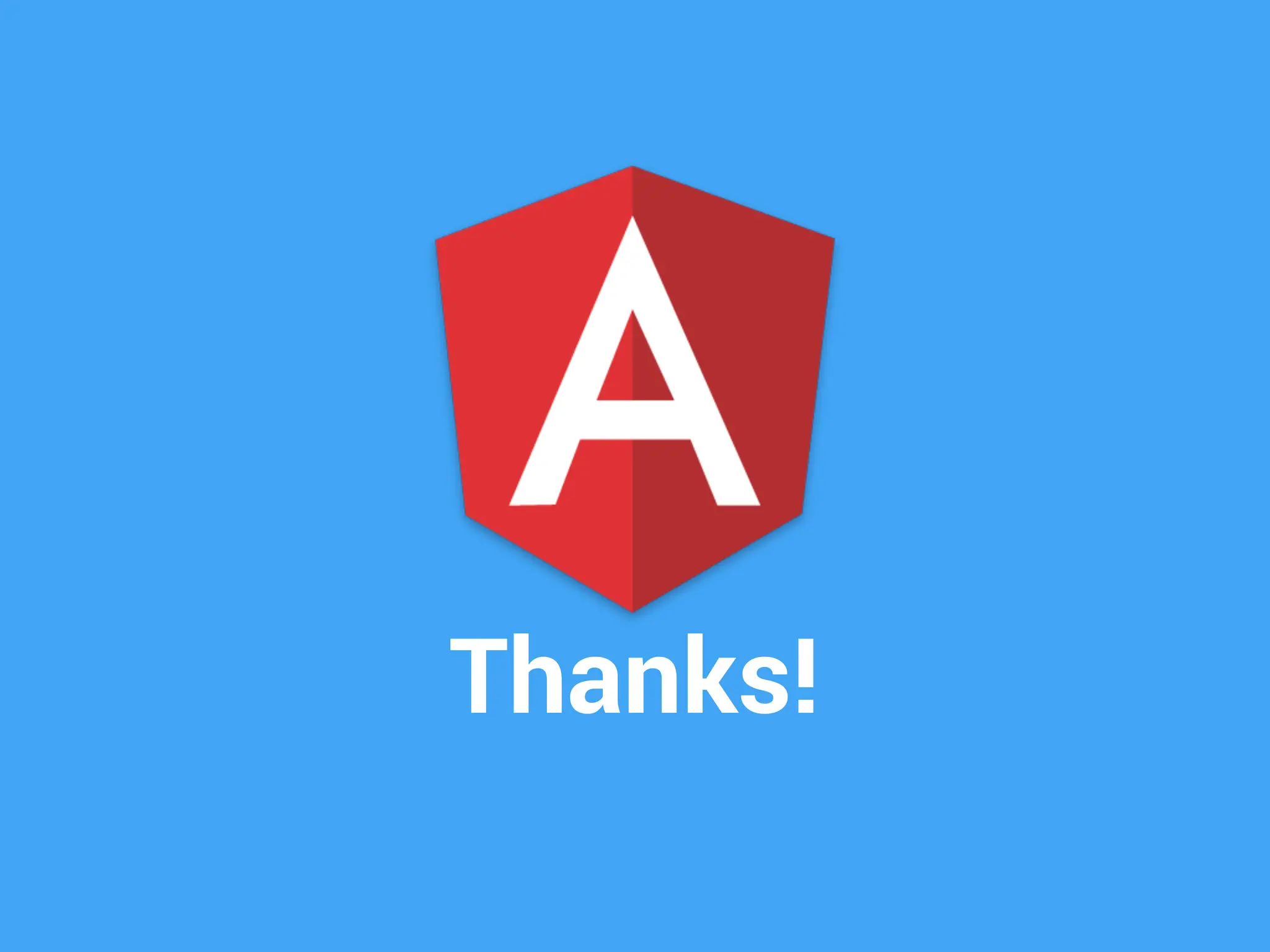 Thanks!
 