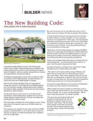 Better Builder Magazine, Issue 03 / Fall 2012