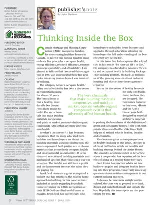 Better Builder Magazine, Issue 11 / Fall 2014 | PDF