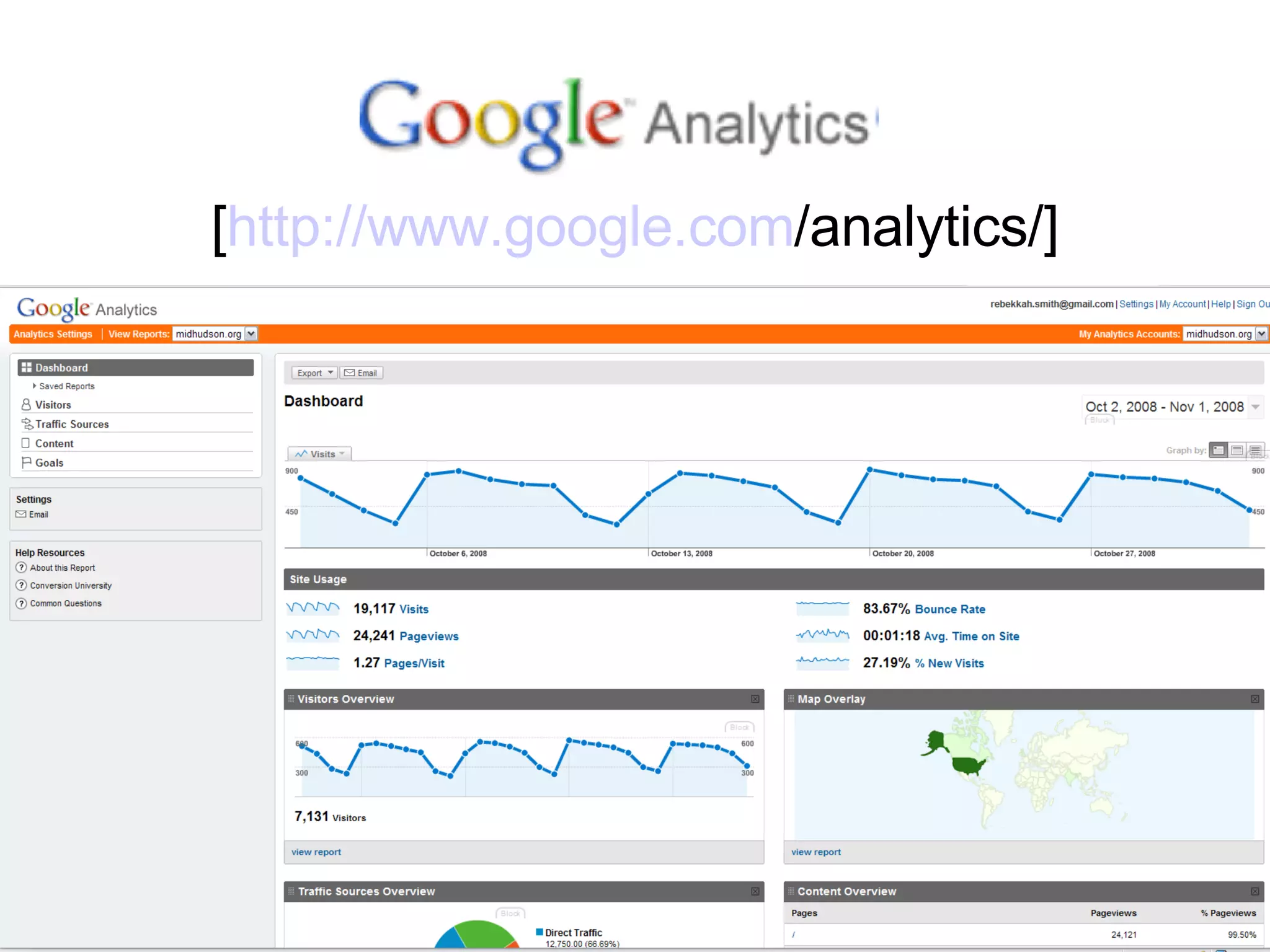 [ http:// www.google.com /analytics/ ] 