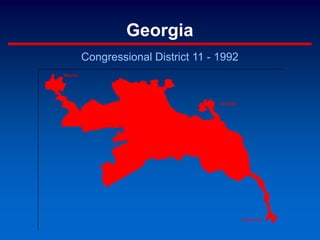 Georgia
Congressional District 11 - 1992
Atlanta
Augusta
Savannah
 