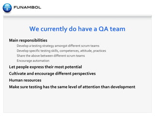 Testing is more likely to be cut Development Test Delivery 