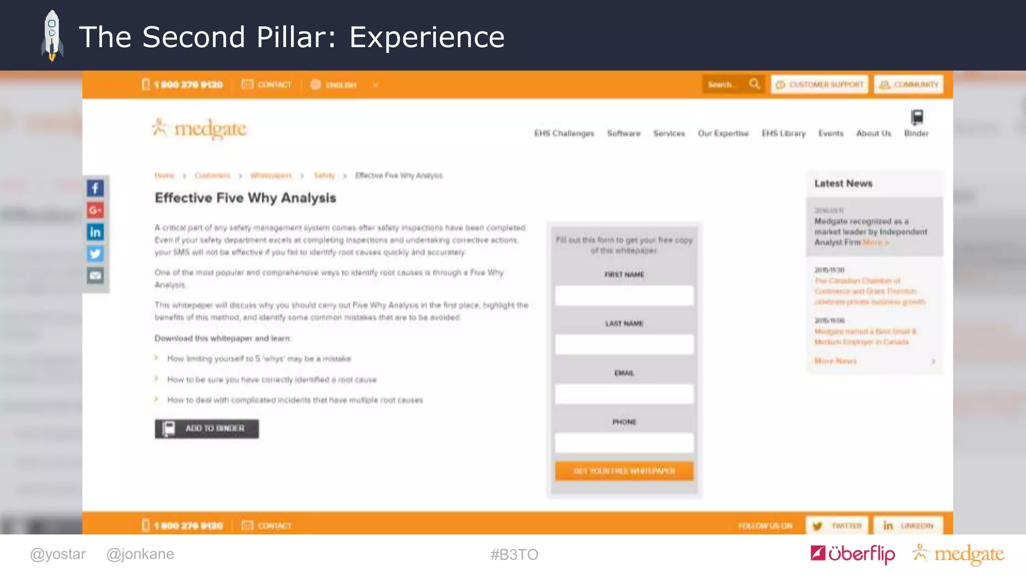 @yostar @jonkane #B3TO
The Second Pillar: Experience
 