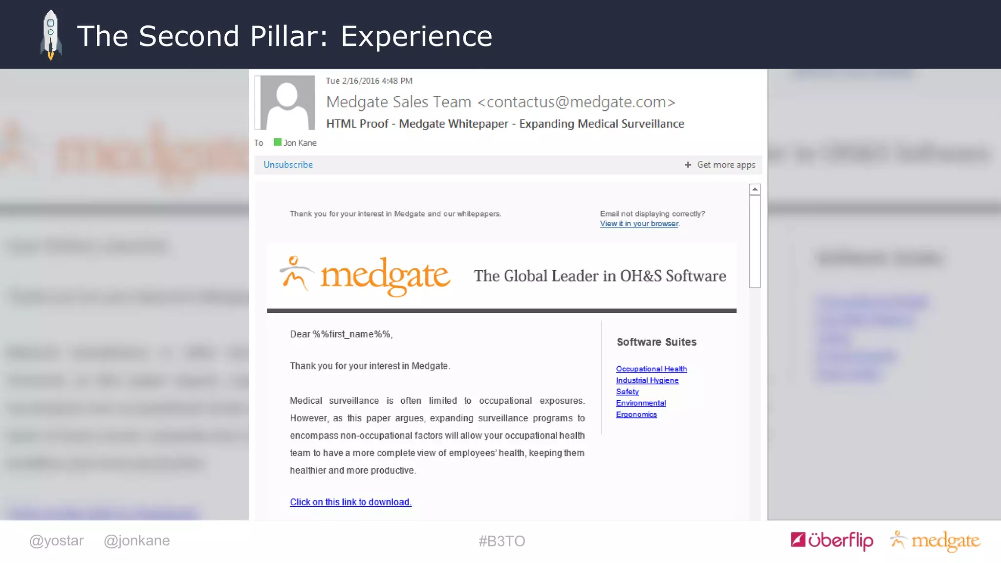 @yostar @jonkane #B3TO
The Second Pillar: Experience
 