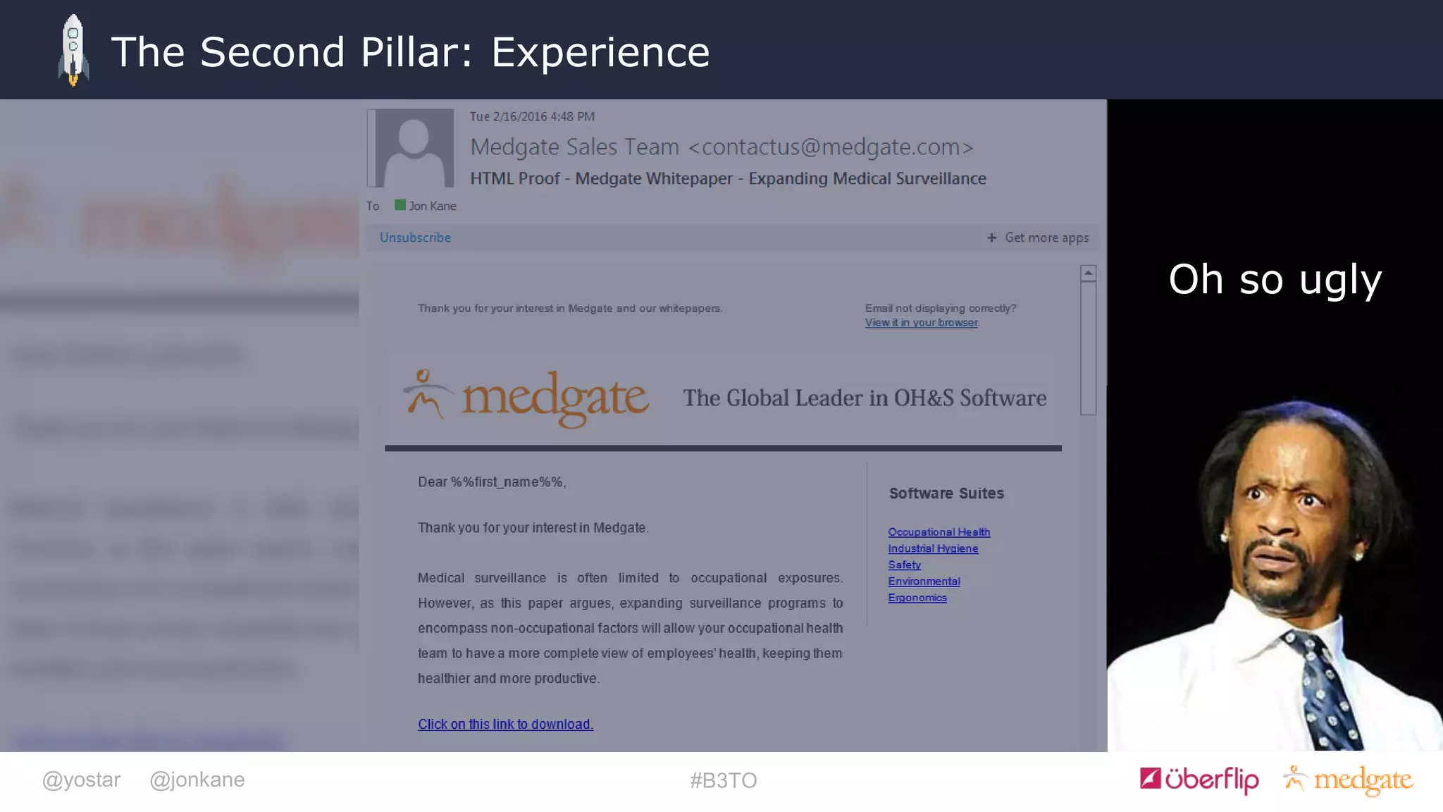 @yostar @jonkane #B3TO
Oh so ugly
The Second Pillar: Experience
 