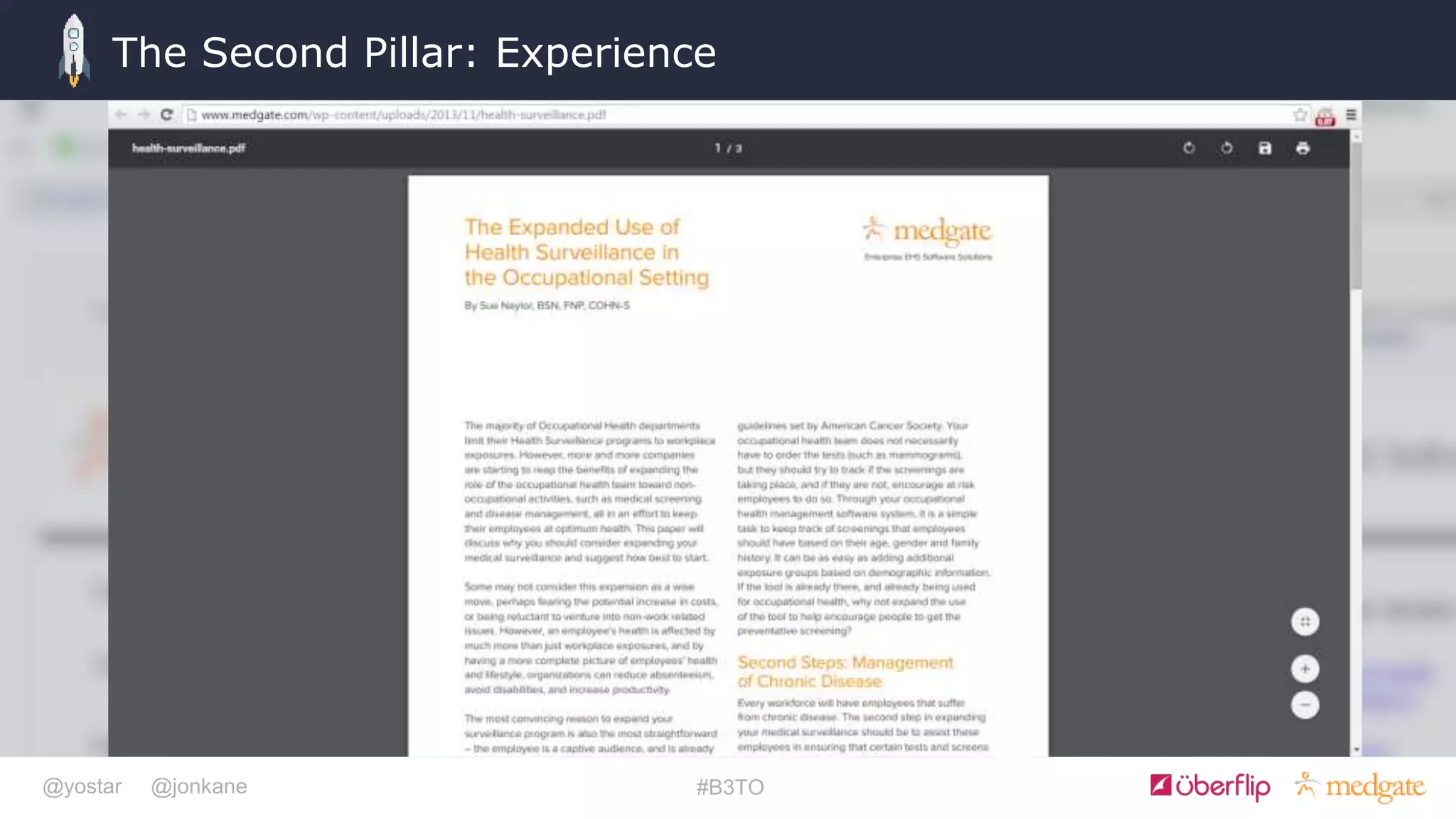@yostar @jonkane #B3TO
The Second Pillar: Experience
 