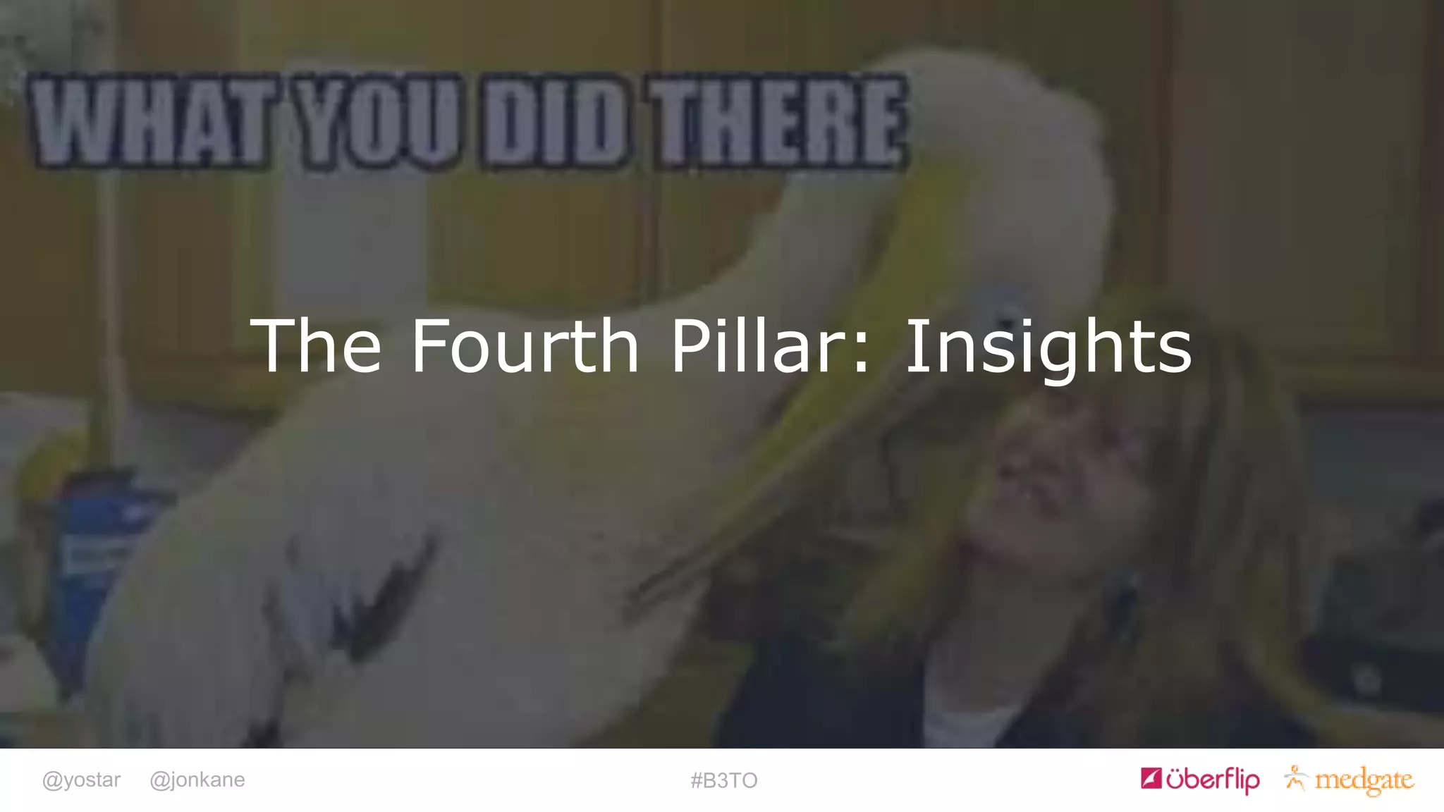 @yostar @jonkane #B3TO
The Fourth Pillar: Insights
 