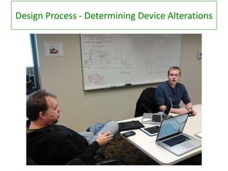 Design Process - Determining Device Alterations

 
