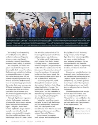 BETTERBUILDER.CA | ISSUE 30 | SUMMER 2019
buildernews / BETTER BUILDER STAFF
1 On March 21, 2019 the SHF hosted
the 6th An...