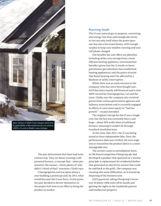 BETTERBUILDER.CA | ISSUE 32 | WINTER 201918
Solving Issues
This solved a couple of issues for iGEN.
First, they were able ...
