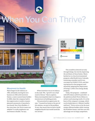 BETTERBUILDER.CA | ISSUE 38 | SUMMER 2021
With that in hand, the company
will then determine if it can buy
a carbon offset...