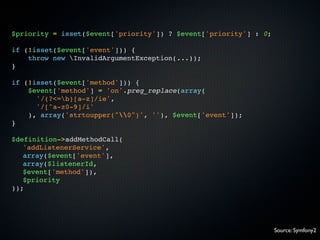 Your code sucks, let's fix it (CakeFest2012)