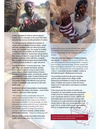 Better diets for women and children begin at home