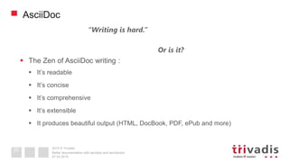 Better documentation with asciidoc and asciidoctor | PPTX