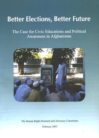 Better elections, better future