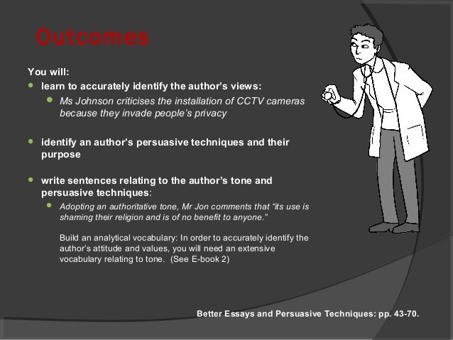 Better essays and techniques part 2