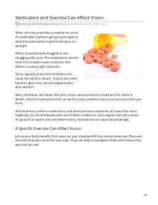 Medications Causing Color Changes Vision Can Medication Affect Your Vision? – DWWITP