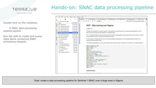 Hands-on: SNAC data processing pipeline
Double-click on the notebook:
6 SNAC data processing
pipeline.ipybnb
Run the cells...
