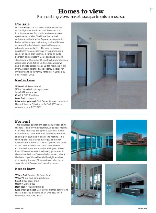 Better Homes Dubai Jan 15 2015 Edition