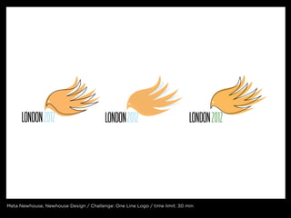 meta newhouse, newhouse Design / challenge: one line logo / time limit: 30 min
 