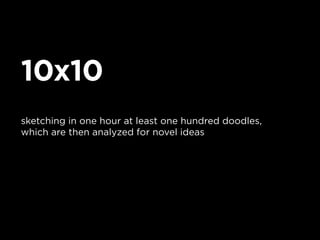 David sherwin / challenge: 10x10 / time limit: 60 min
 