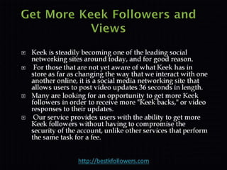 Better keek app