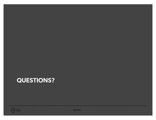 #ClioWeb
QUESTIONS?
 