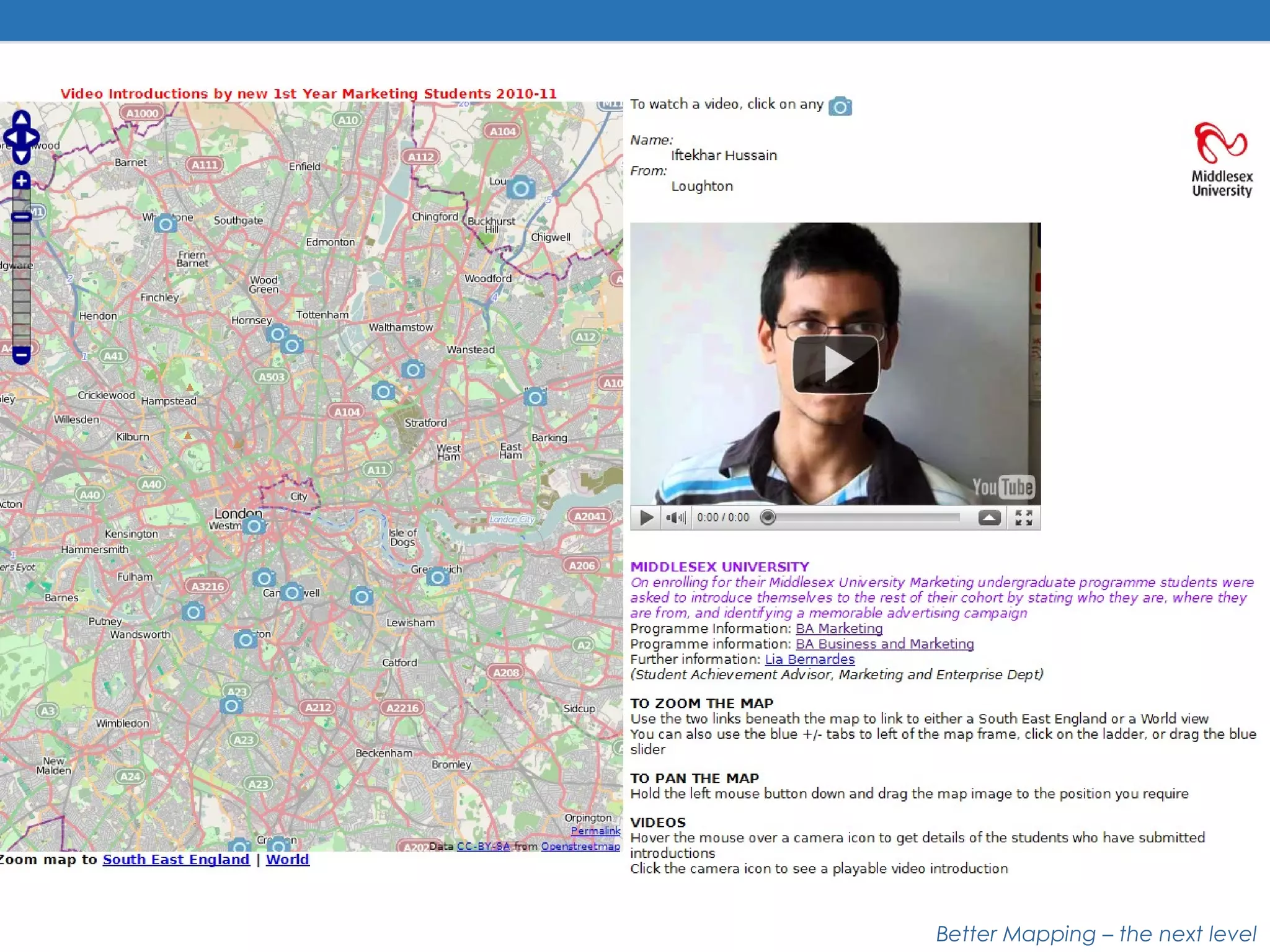 Better Mapping – the next level
 
