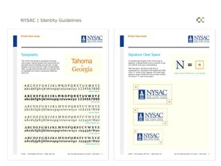 NYSAC | Identity Guidelines
 