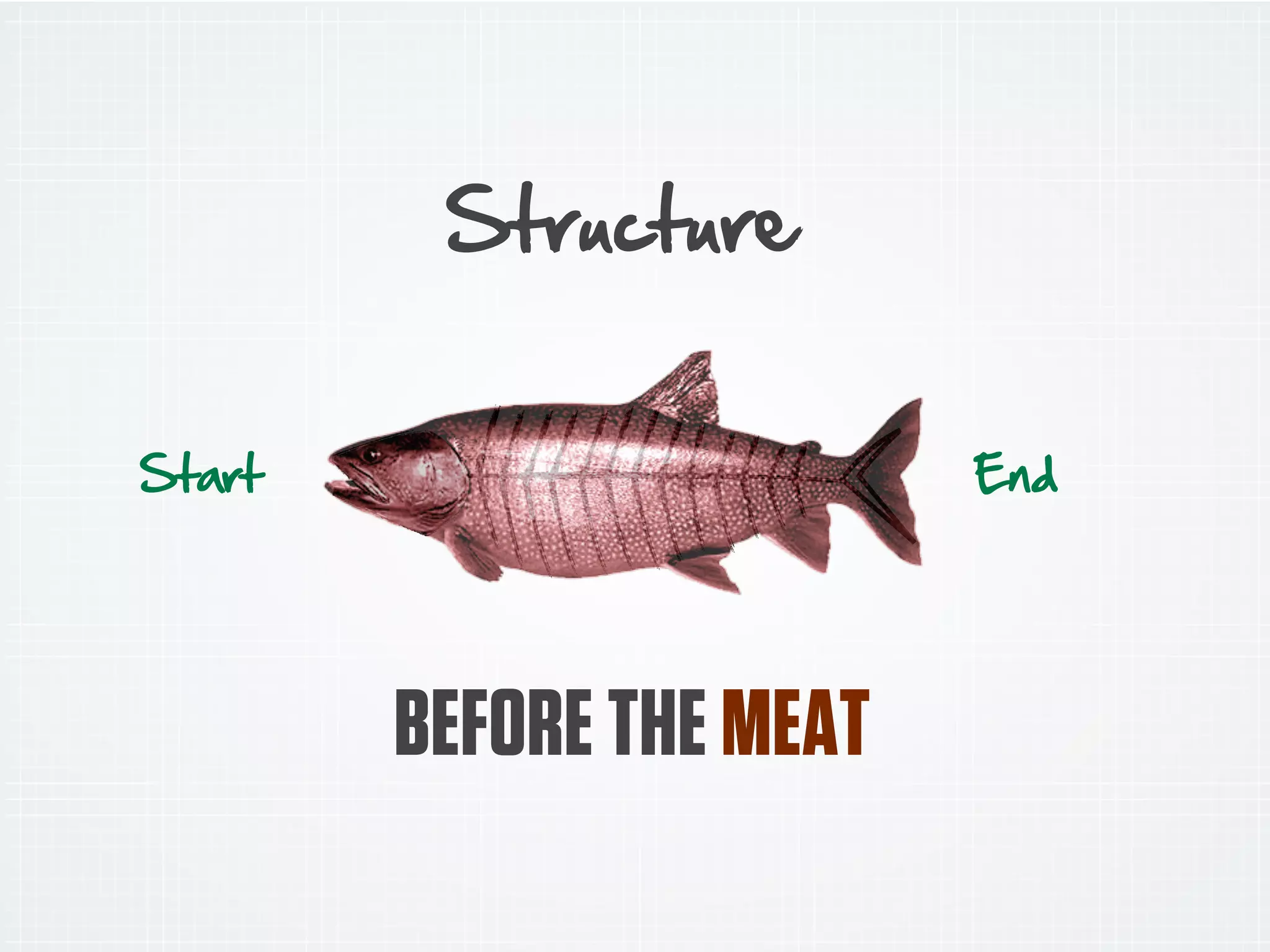 :MKNcMNKA
BEFORE THE MEAT
:MaKM .Hd
 